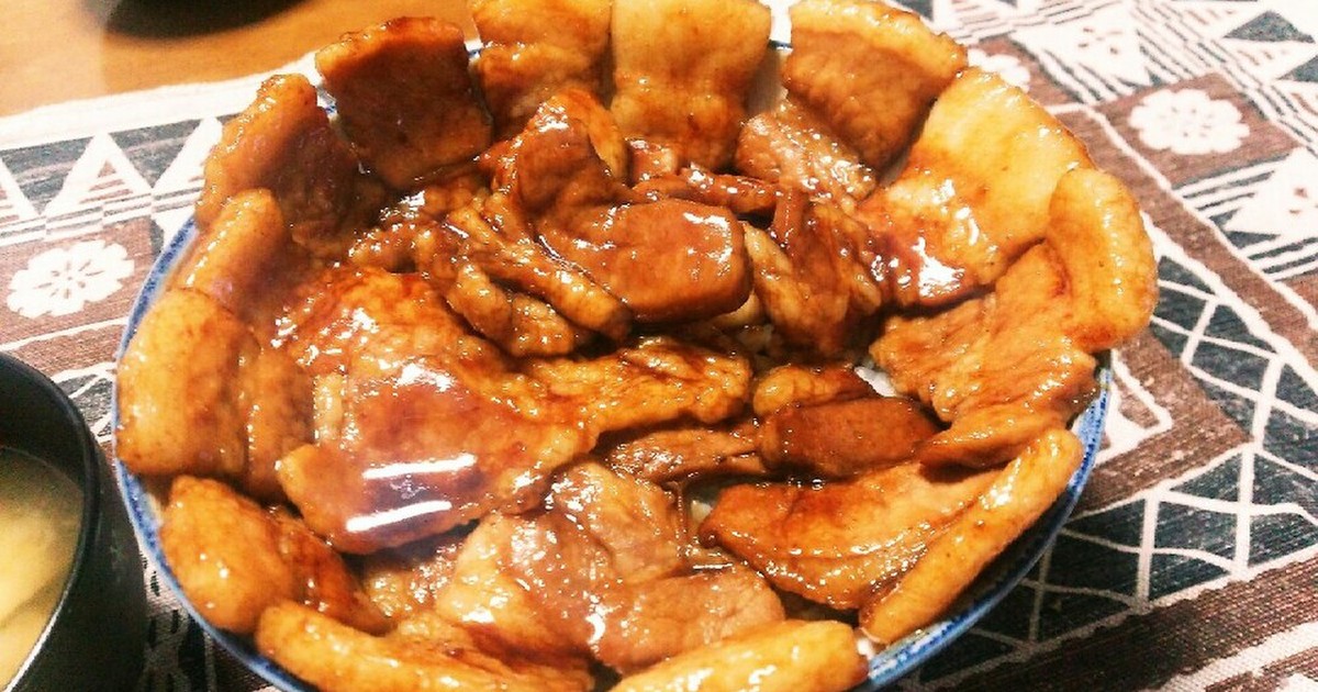 【十勝帯広豚丼】北海道有名店の味を再現